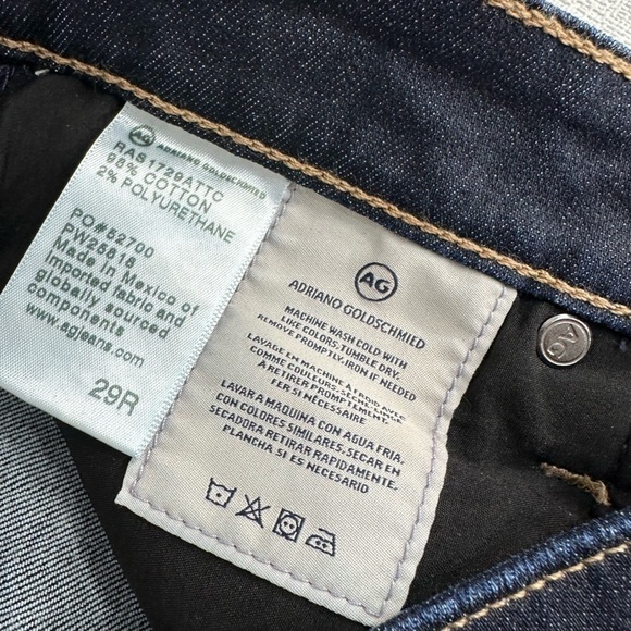 Ag Adriano Goldschmied Mila super high rise skinny jeans size 29R - Picture 10 of 11